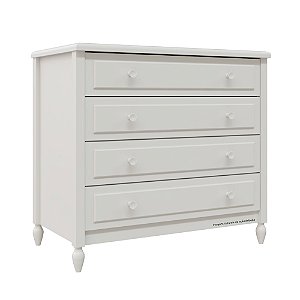 Cômoda La Vie - 4 Gavetas - Branco