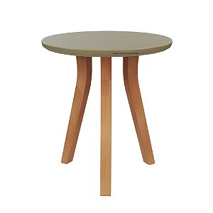 Mesa Lateral De Apoio Bo/Link - Verde Cacto / Jequitiba