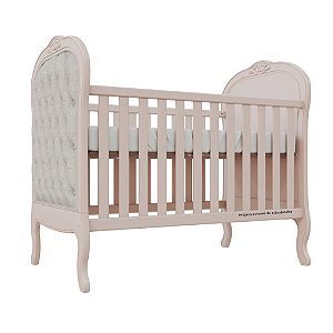 Berço Ópera - Sarja Rústico - Rosa