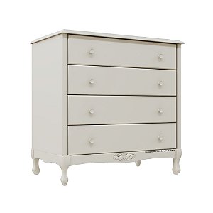 Cômoda Ópera - 4 Gavetas - Areia