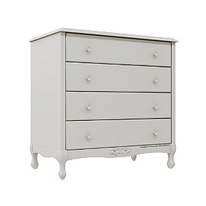 Cômoda Ópera - 4 Gavetas - Branco