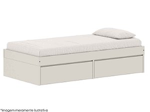 Cama Arcos Play - 2 Gavetas - Areia