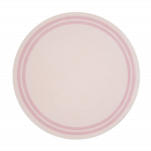 Tapete - Moldura Rosa - Redondo