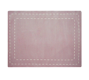 Tapete - Pesponto Rose - Quadrado