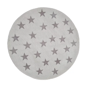 Tapete - Stars Cinza - Redondo