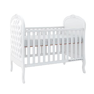 Berço Ópera - Capitonê Suede Blanc - Provençal