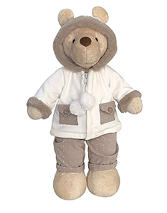 Urso Bob - Bonnet Peluche - Bege