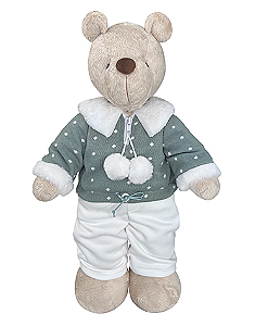 Urso de Pelucia Bob Blouse - Poa Verde
