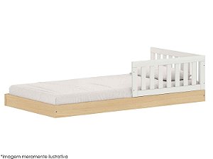 Cama Arcos Play - 2 Laterais - Carvalho Malva