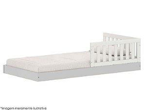 Cama Arcos Play - 2 Laterais - Cinza Beton