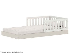 Cama Arcos Play - 3 Laterais - Areia