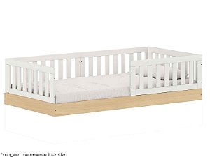 Cama Arcos Play - 5 Laterais - Carvalho Malva