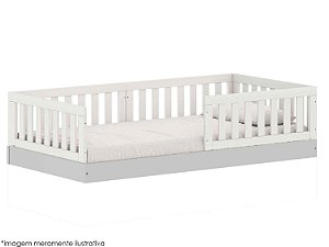 Cama Arcos Play - 5 Laterais - Cinza Beton