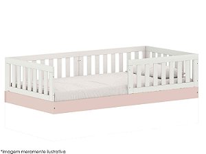 Cama Arcos Play - 5 Laterais - Rosa