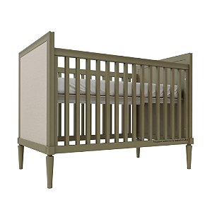 Berço Natu Com Palha - Verde Cacto