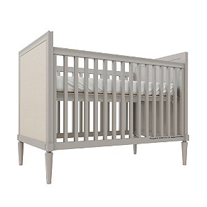 Berço Natu Com Palha - Cinza