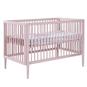 Berço Lara - 2 em 1 - Rosa