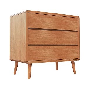 Cômoda Sonhos - 3 Gavetas - Sem Porta - Madeira