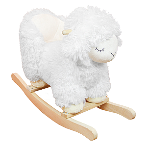 Ovelha Peludinha de Balanço Musical com Assento