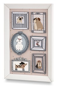 Quadro Decorativo Infantil Avulso G - Au Au - 109023