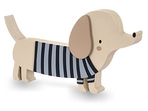 Enfeite De Prateleira Infantil Cachorrinho Linguicinha - Linguicinha - Au Au - 109031