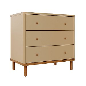 Comoda Joy - Capuccino Com Madeira