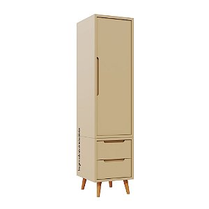 Guarda-Roupa Modular 1 Porta - Pés Sonhos - Capuccino