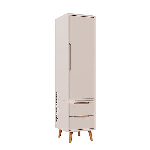 Guarda-Roupa Modular 1 Porta - Pés Sonhos - Rosa Old