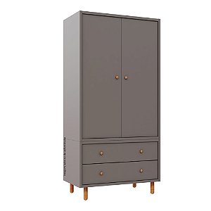 Guarda-Roupa Modular 2 Portas - Pés Joy - Fendi