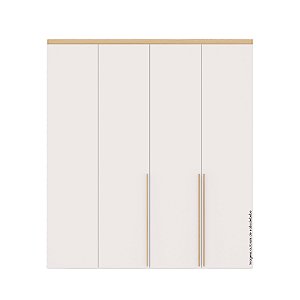 Guarda-Roupa Infantil Sob Medida Linha Kids I - Areia - Carvalho Malva