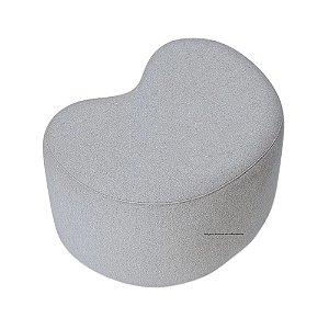 Puff Bean - Cinza Estonado - Tecido 209B