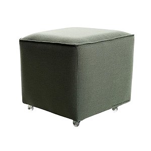 Puff Gama - Linho Verde - Tecido 102A