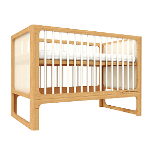 Berço Skandi - 2 em 1 - Madeira/Areia