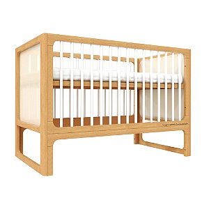 Berço Skandi - 2 em 1 - Madeira/Branco