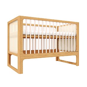 Berço Skandi - 2 em 1 - Madeira/Rosa Old