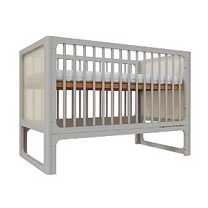 Berço Skandi - 2 em 1 - Cinza