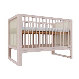 Berço Skandi - 2 em 1 - Rosa Old