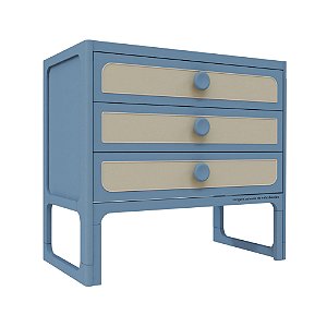 Cômoda Skandi - Azul Sereno