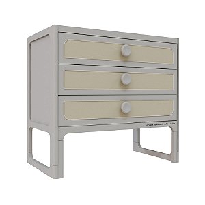 Cômoda Skandi - Cinza