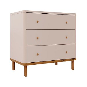 Comoda Joy - Rosa Old Com Madeira