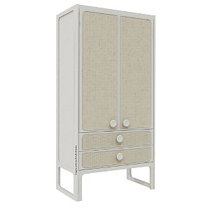 Guarda-Roupa Skandi - 2 Portas - Areia
