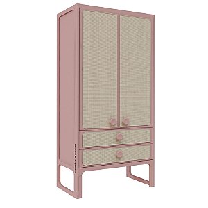 Guarda-Roupa Skandi - 2 Portas - Rose