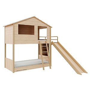 Beliche Açaí - Com Casinha - Carvalho/Capuccino