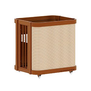 Mini Berço Paglia - Nogueira com Palhinha Natural