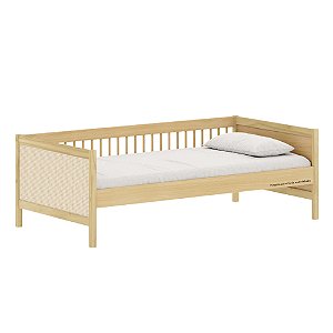 Cama Infantil Solteiro Paglia - Com ou Sem Cama Auxiliar - Carvalho Malva