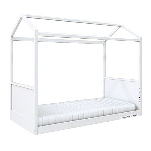 Cama Link Plus - Com Casinha - Com Ou Sem Auxiliar - Branco