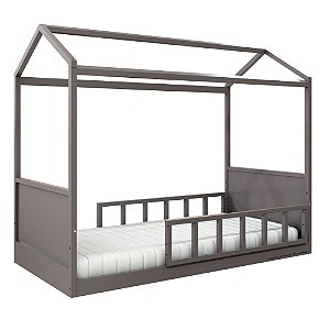 Cama Casinha Link - Com 2 Meias Grades Palitadas - Fendi