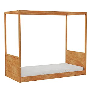 Cama Link Com Dossel - Com Ou Sem Auxiliar - Madeira