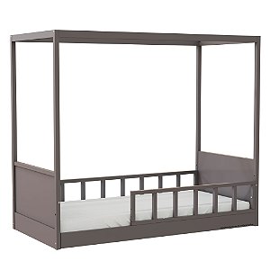 Cama Link Com Dossel - Com 1 Grade E Meia Palitada - Fendi