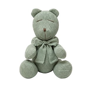 Urso Tricot - Tamanho M - Verde M.Plantação - Personalizado